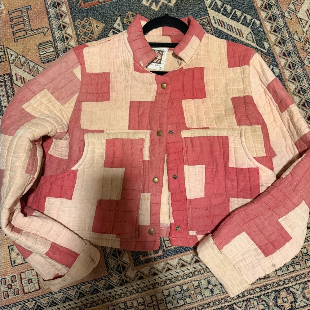 Potters Daughter vintage quilt coat